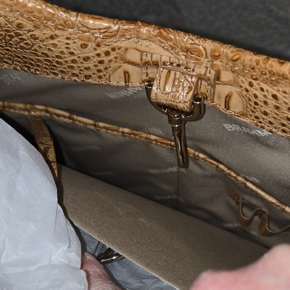 NWT Brahmin Iona Tote in Tiramisu Adrift. RARE. HTF. - Picture 11 of 16